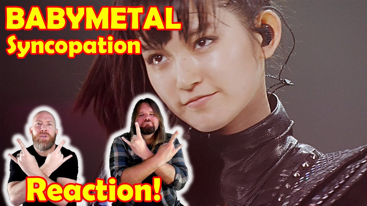 Musicians react to hearing BABYMETAL  Syncopation「シンコペーション」 LIVE Compilation (HQ)