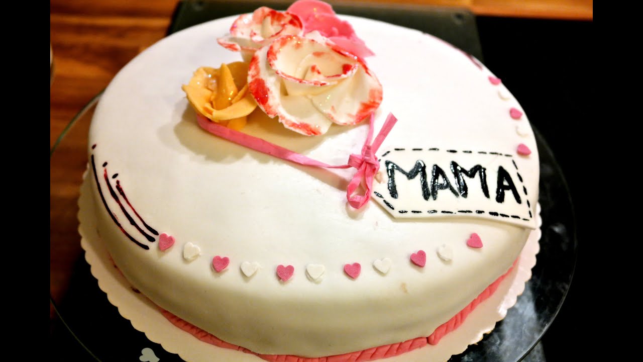 Leckere Schoko-Bananentorte mit Buttercreme / Motivtorte / Fondant / Anleitung