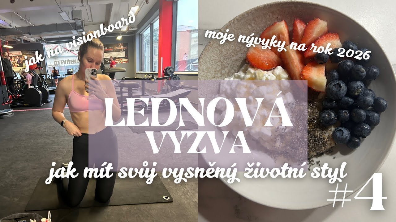 Moje cesta za vysněným životním stylem, visionboard a haul z dm | Lednová výzva #4