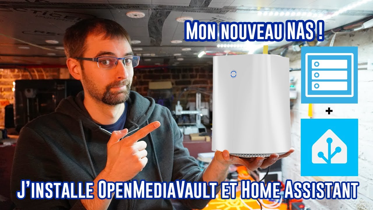 Mon nouveau NAS 💾 OpenMediaVault et Home Assistant + Tuto installation
