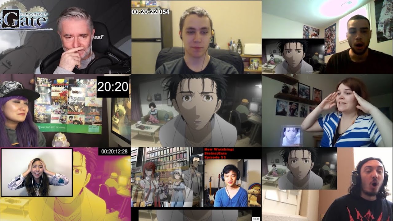 Steins;Gate Episode 22 Reaction Mashup | シュタインズ・ゲート 22話