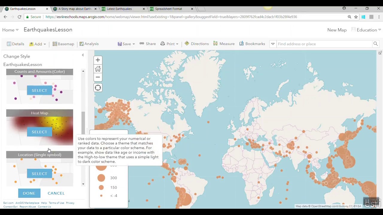 How to use Smart Mapping in ArcGIS Online