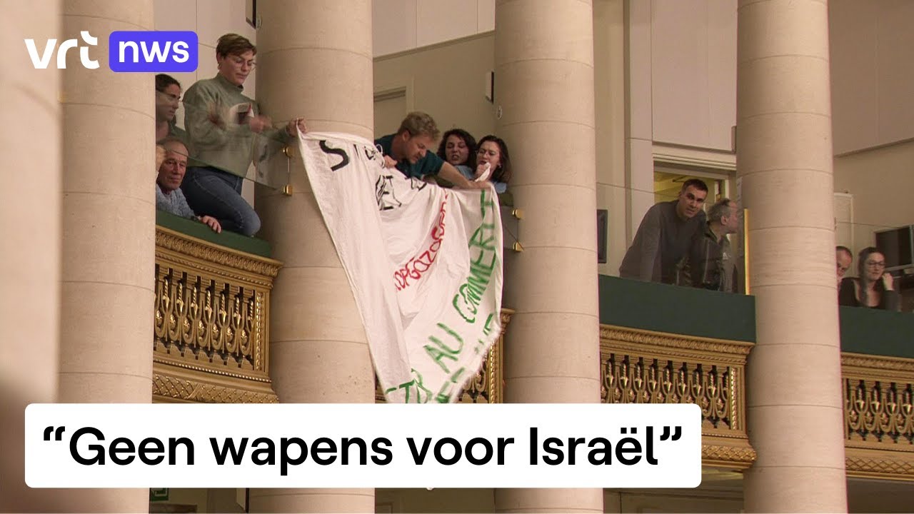 Protest onderbreekt vragenuurtje in federaal parlement