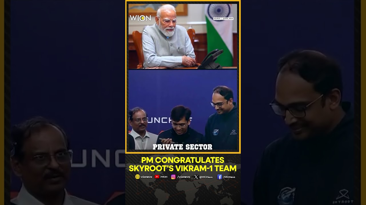 PM Modi Praises Skyroot for India's First Private Rocket Launch | WION Shorts