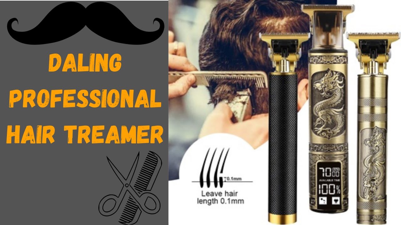 Daling Stainless Steel Electric Hair Clipper Trimmer Shaver
