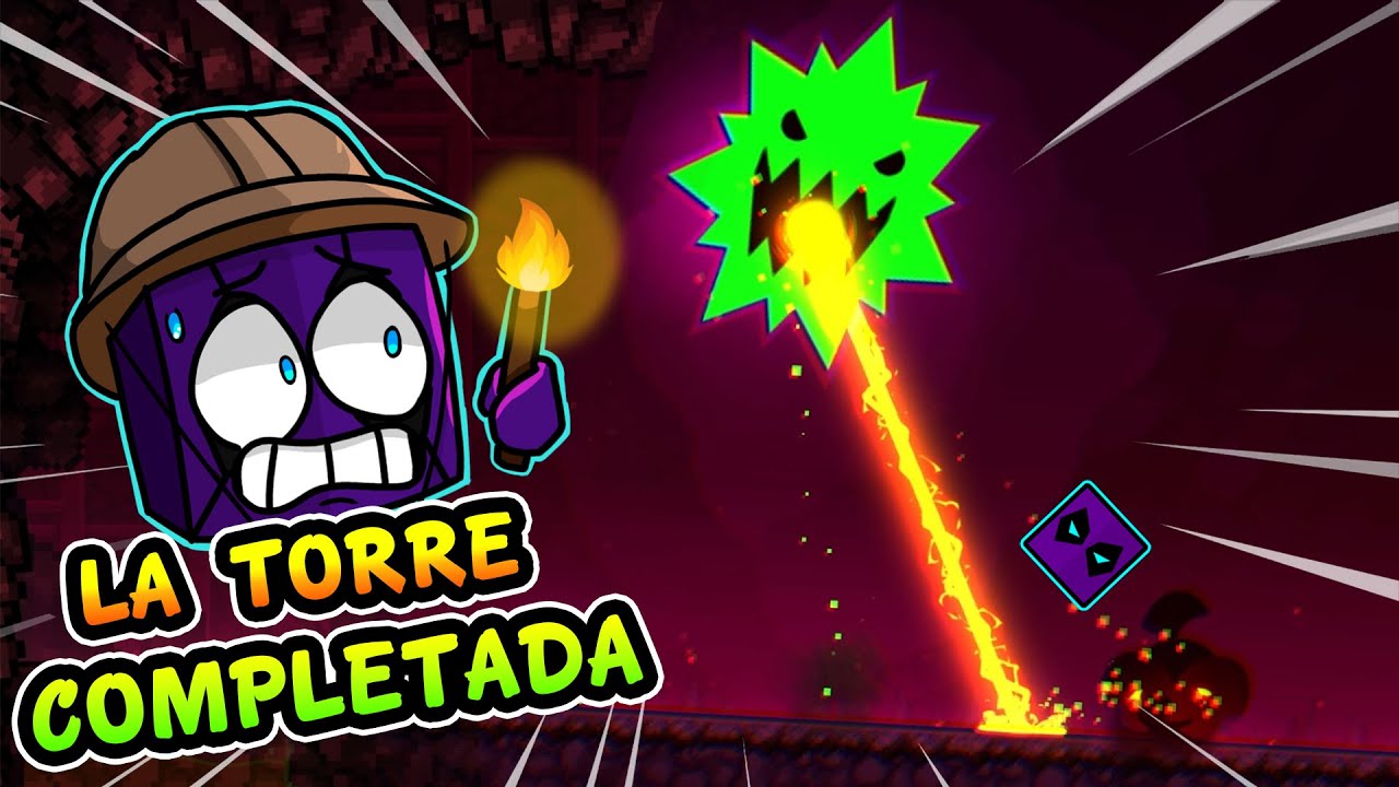 !!!LA TORRE DE GEOMETRY DASH COMPLETADA!!!
