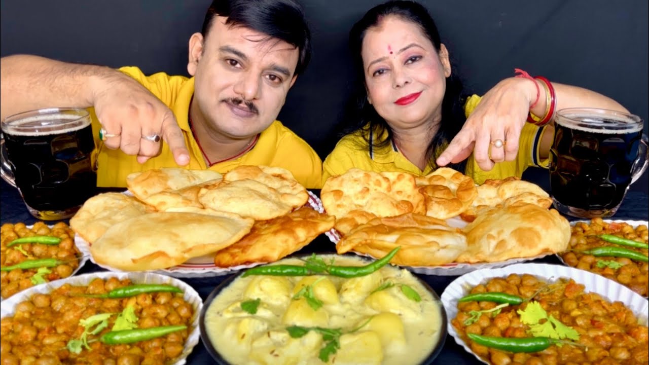 ASMR:CHOLE BHATURE *RECIPE*EATING|INDIAN STREET FOOD EATING|CHOLE EATING CHALLENGE#food#mukbang#asmr