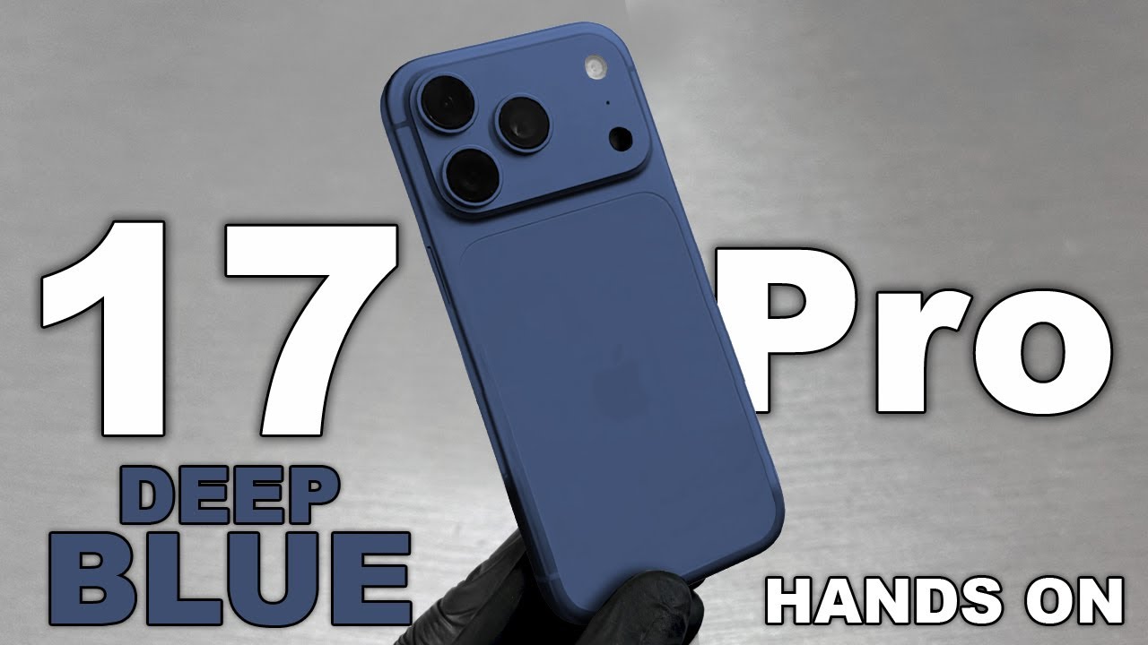 iPhone 17 Pro Deep Blue Hands On and First Impressions!