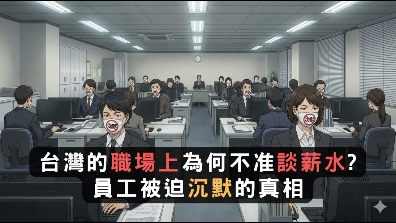 台灣的職場上為何不准談薪水?員工被迫沉默的真相|下班真心話