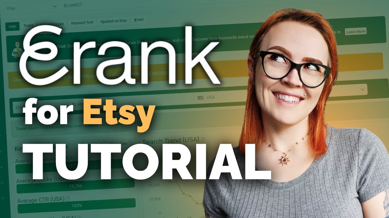 How to use eRank for Etsy - 2025 Tutorial