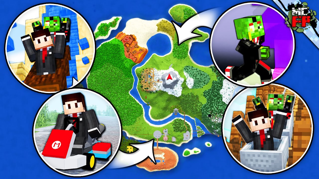 BESTER Freizeitpark - XXL Rundtour 🎢 Minecraft Freizeitpark