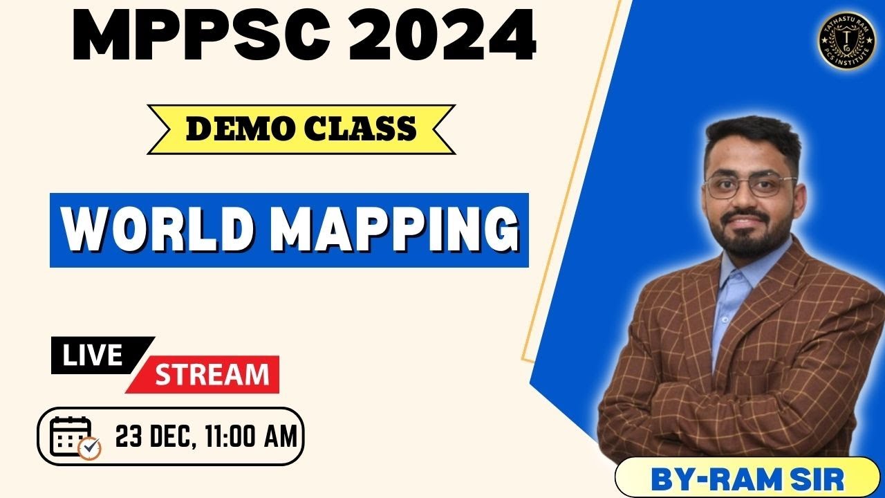 WORLD MAP || 23th December || Ram sir || Tathastu Ram PCS Institute