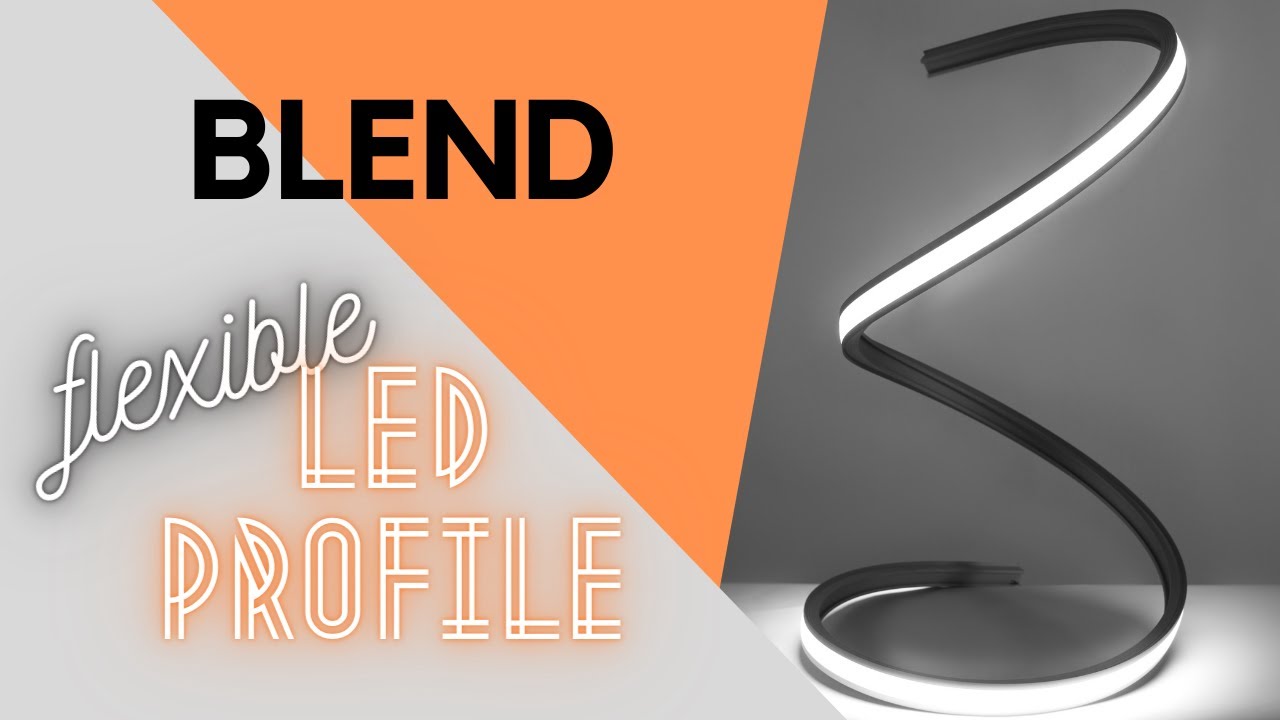BLEND | Flush Flexible LED Profile for Plasterboard