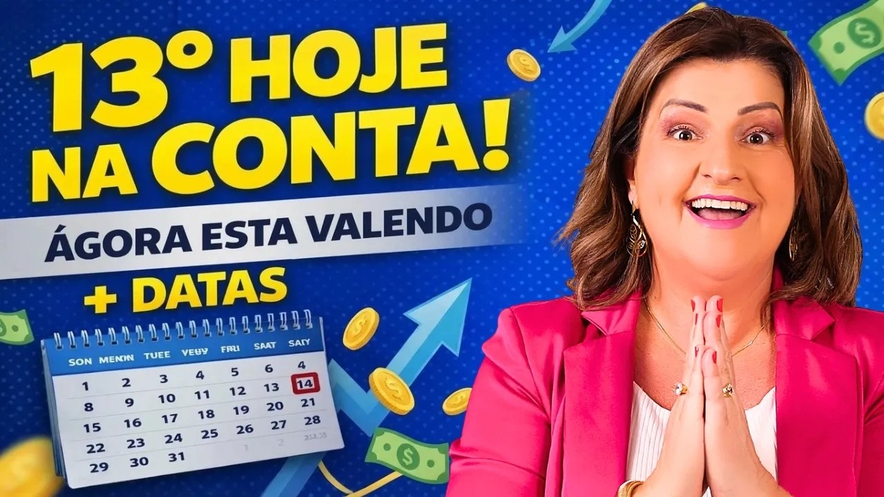 SAIU AGORA! Calend&aacute;rio do 13&ordm; dos Aposentados 2026 &ndash; Descubra sua data de pagamento!!