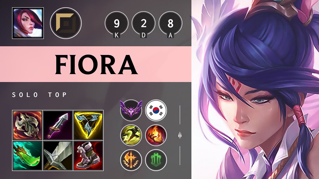 Fiora Top vs Gangplank - KR Master Patch 25.05