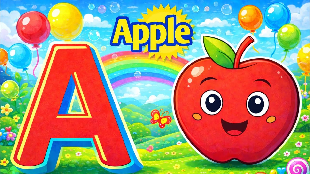 A to Z  Rhymes for Kids | Phonics Song for Kids & Toddlers | Alphabet Learning #abcphonics #kidssong