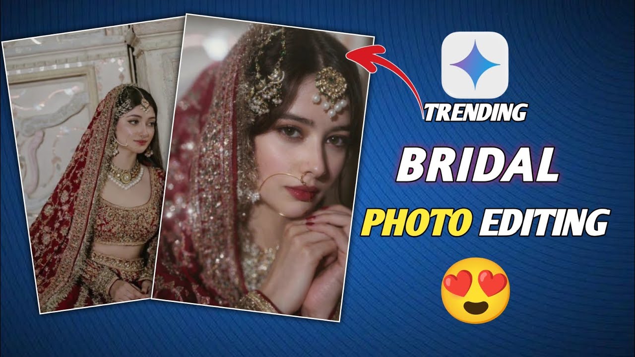 Instagram Trending Bridal Look Kaise Banaye 😍 | Google Gemini AI Prompt 