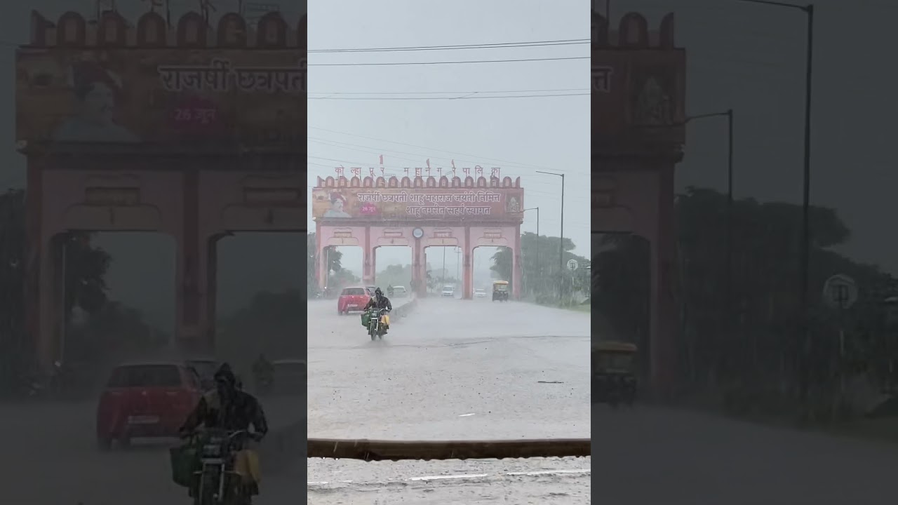 Weather ❤️🌈☔️ #kolhapur #travel #tourism #explore #maharasthra #rainy #weatherlove