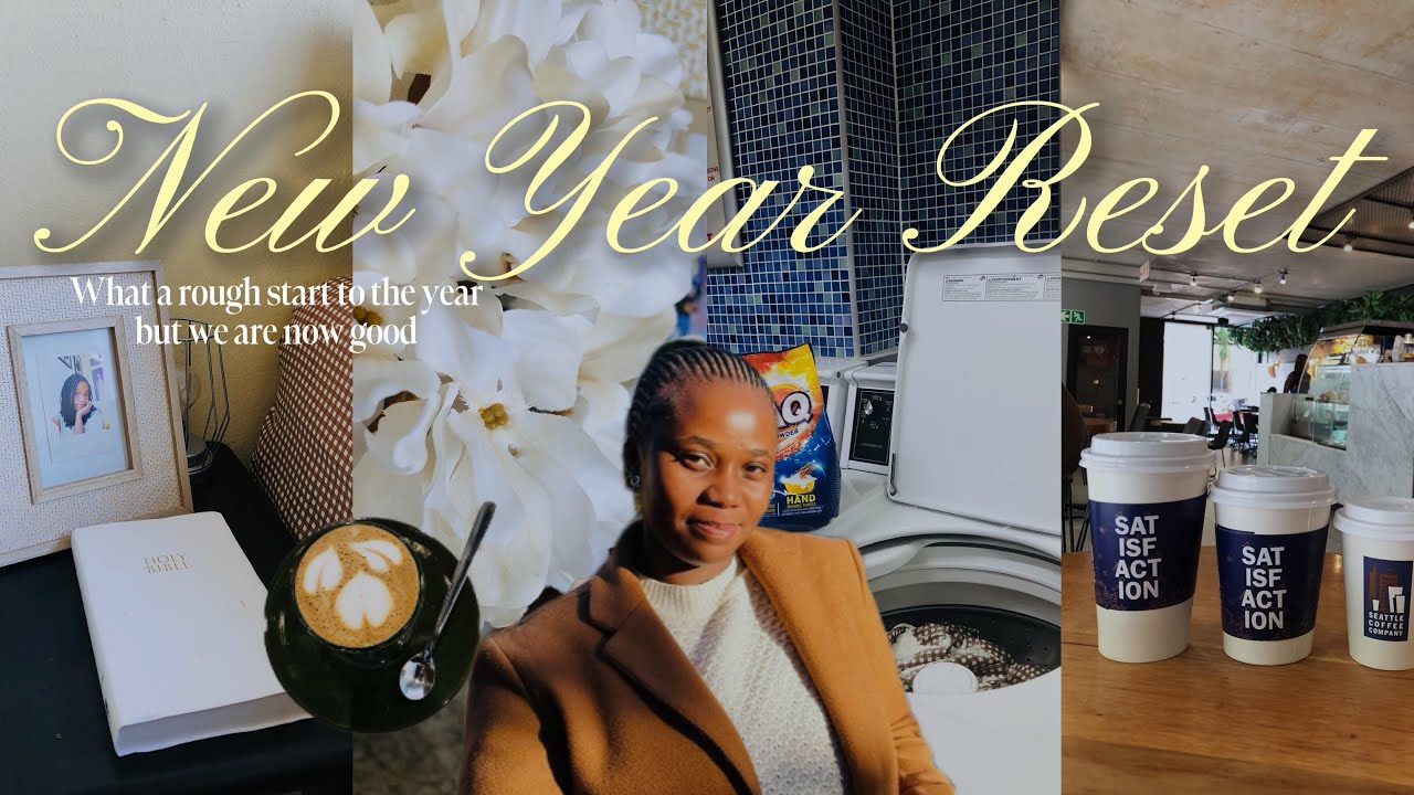 New Year Reset ✨ A bumpy start to the year 😩 vision board 📸 Cleaning 🫧 Laundry 🧺 and more 