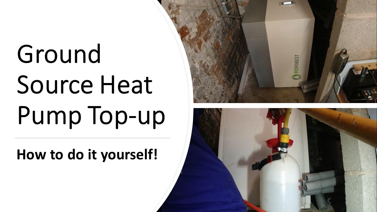 How to top up the glycol (brine) on your heat pump system. Ecoforest ecoGEO ground source heat pump.