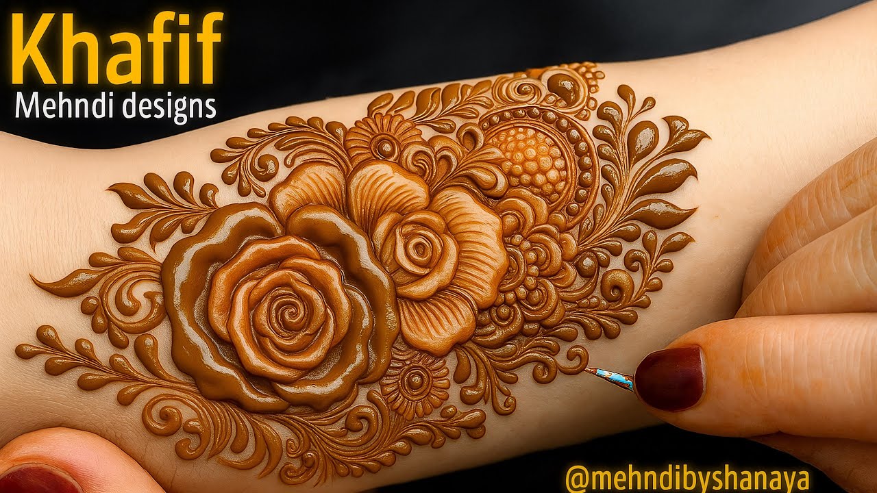 Beautiful Khafif Mehndi Design | Mehndi Design | Bridal Mehndi | Mehndi Ka Design | Mehndi
