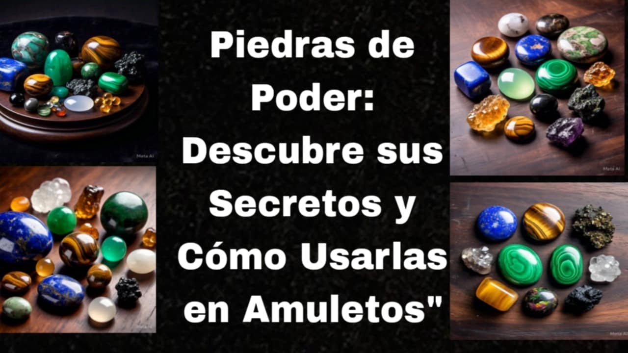 Piedras de Poder: Descubre sus Secretos y C&oacute;mo Usarlas en Amuletos