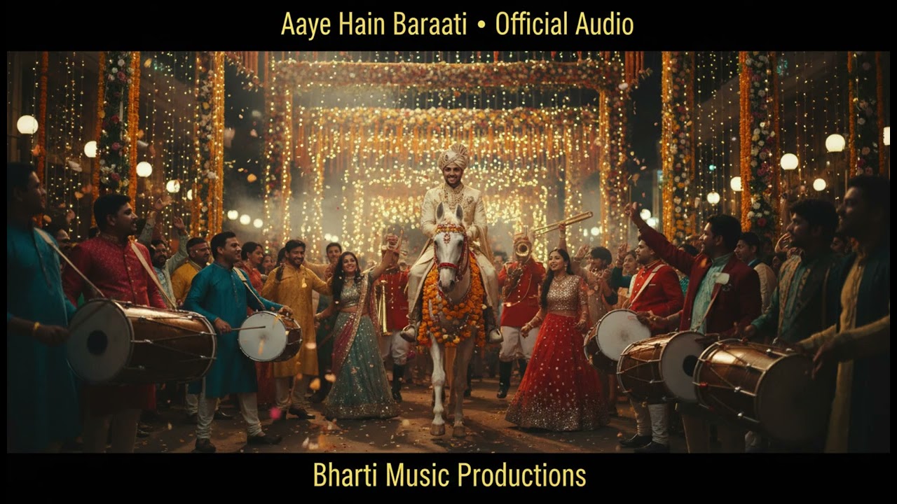 Aaye Hain Baraati | #wedding  #baraat  #2025  | Dhol Nagada Blast | Bharti Music Productions #song