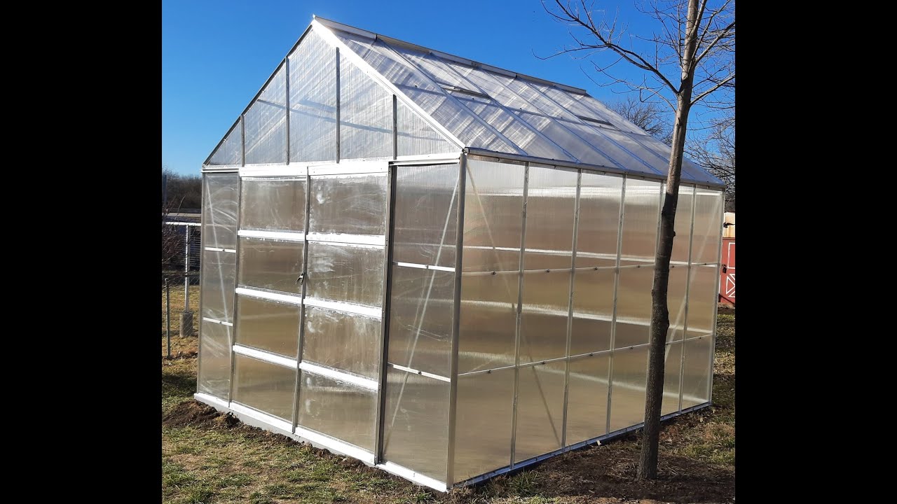 Harbor Freight 10 x 12 Greenhouse vent fan and end wall bracing upgrade