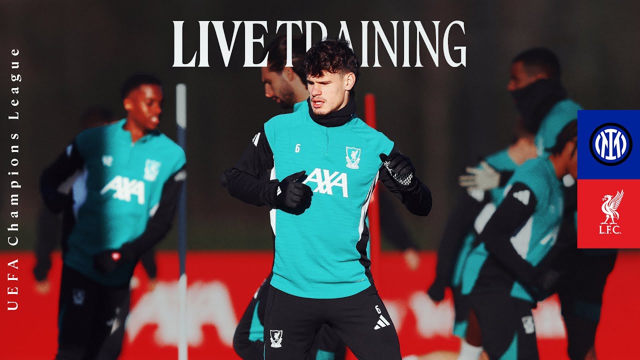 LIVE: Champions League Training | Inter Milan vs Liverpool
