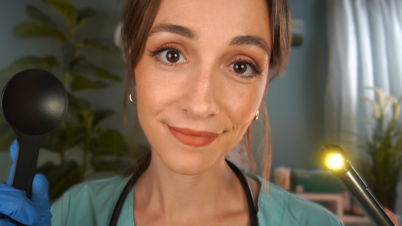 ASMR | Relaxing Annual Doctor Exam 🩺💙 (whispered medical roleplay)