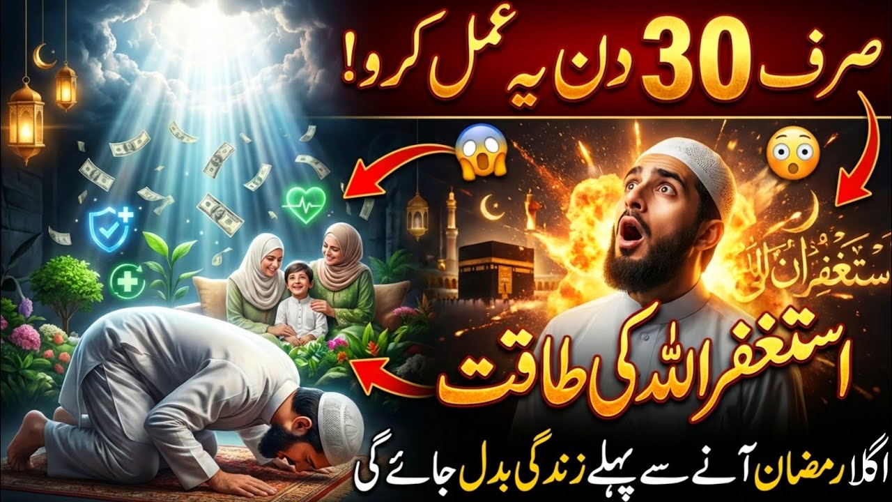 &lrm;Astaghfar ramadan Ka khas wazifa | The miracles of istighfar | Astaghfar Ki Fazilat