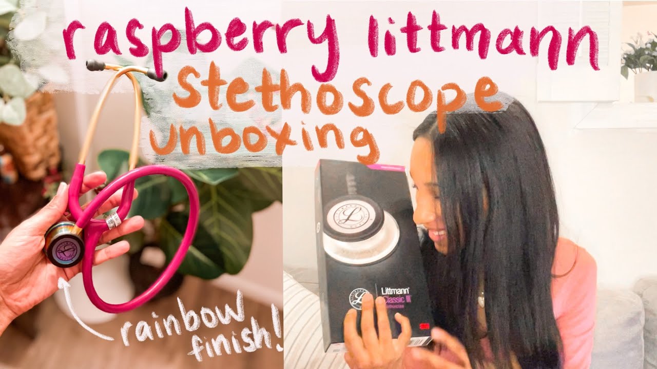 Littmann Classic III Stethoscope Unboxing | Raspberry Tube Rainbow Finish