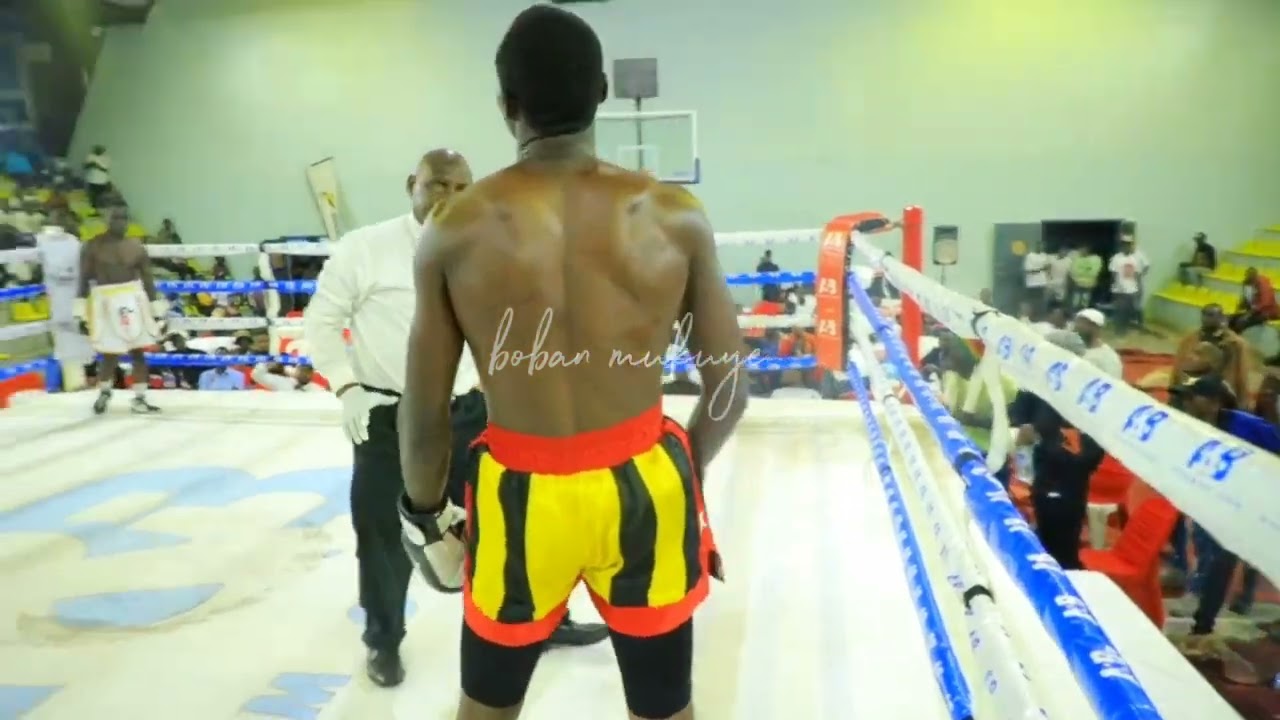 Uganda professional boxing; farahat mainola vs frederick  okou ; what a knock out