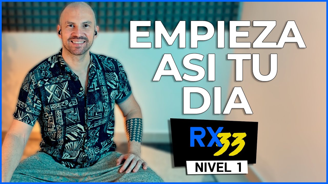 POTENTE!!! MEDITACIÓN y EJERCICIO de RESPIRACIÓN (ATRÉVETE) para empezar el día POSITIVO | RX33