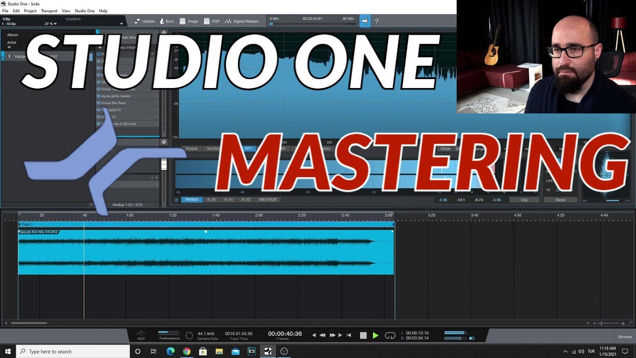 STUDIO ONE İLE MASTERING ( Ve Benim Bakış Açım )