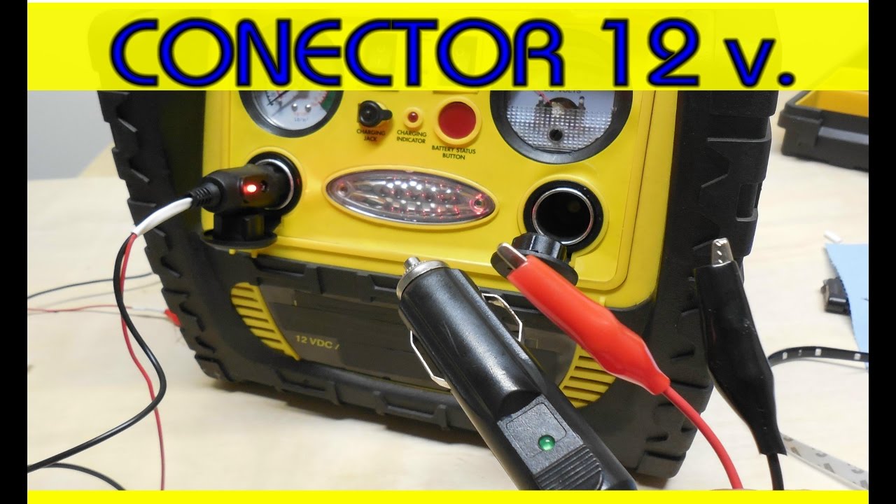 Como hacer una salida de 12v con conector para encendedor en el auto