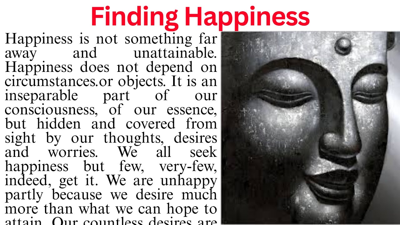 Secret to Staying Happy | Motivational Article |Your Mind Has Power |Happiness|Comprehension Passage