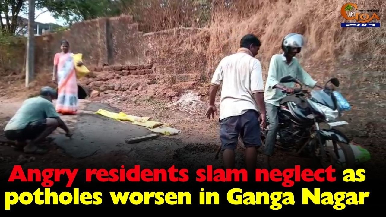 Angry residents slam neglect as potholes worsen in Ganga Nagar