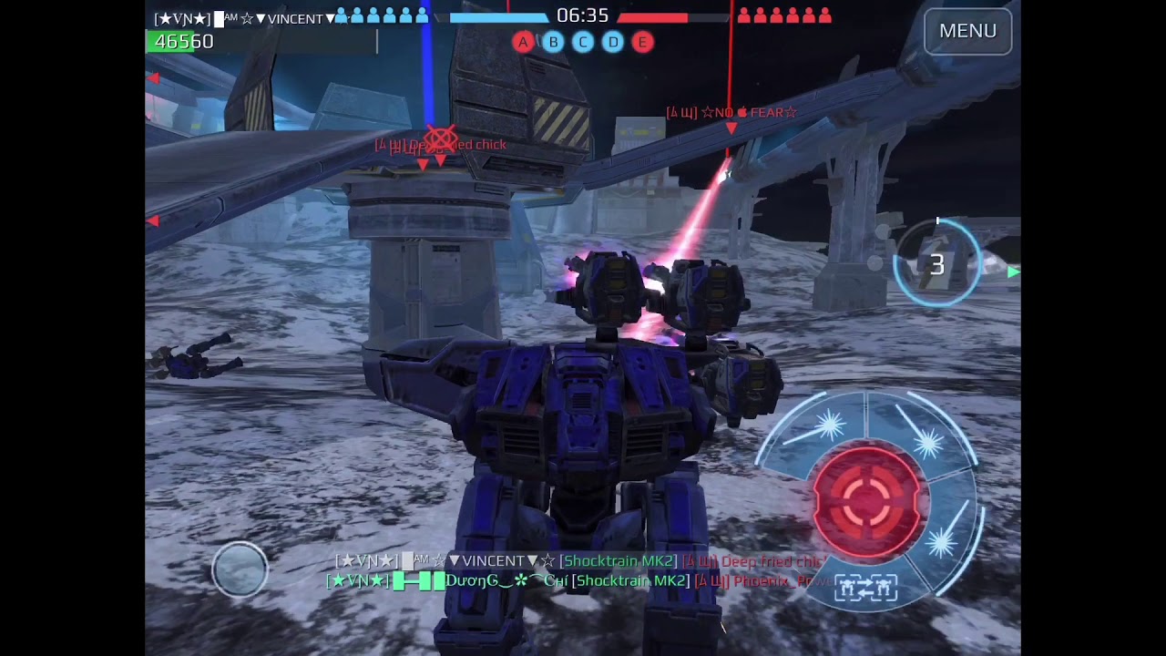 War Robots [ WR ] - VN Pro vs AW | Bulgasari Shocktrain Gameplay