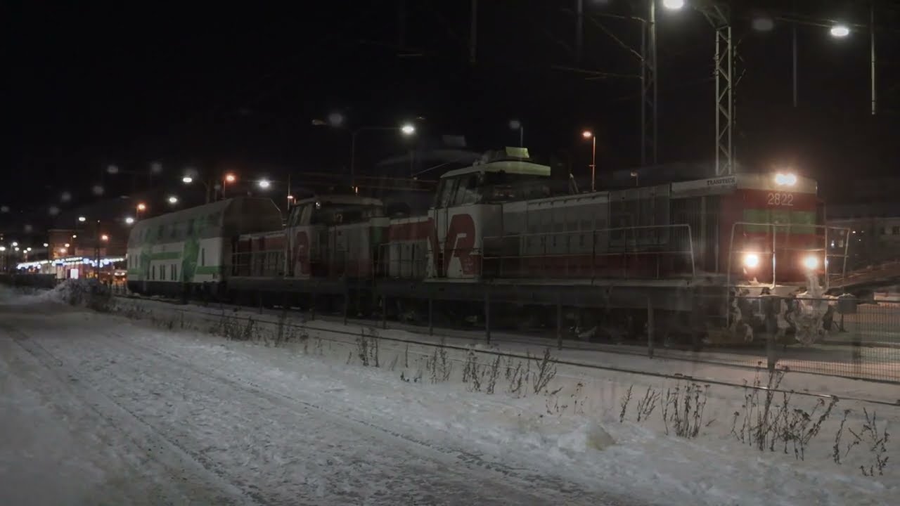 Junasta pois j&auml;tetty vaunu tulee Ouluun