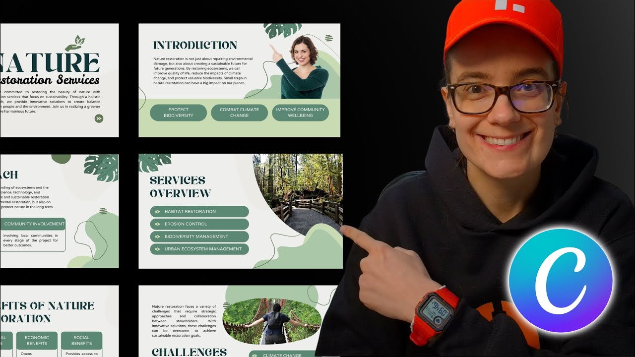 Crea una PRESENTAZIONE velocemente con Canva (partendo da un modello)