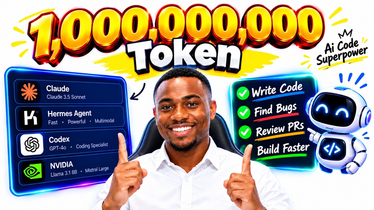 1 Billion FREE Tokens for AI Agents (Hermes Agent or Claude Code)