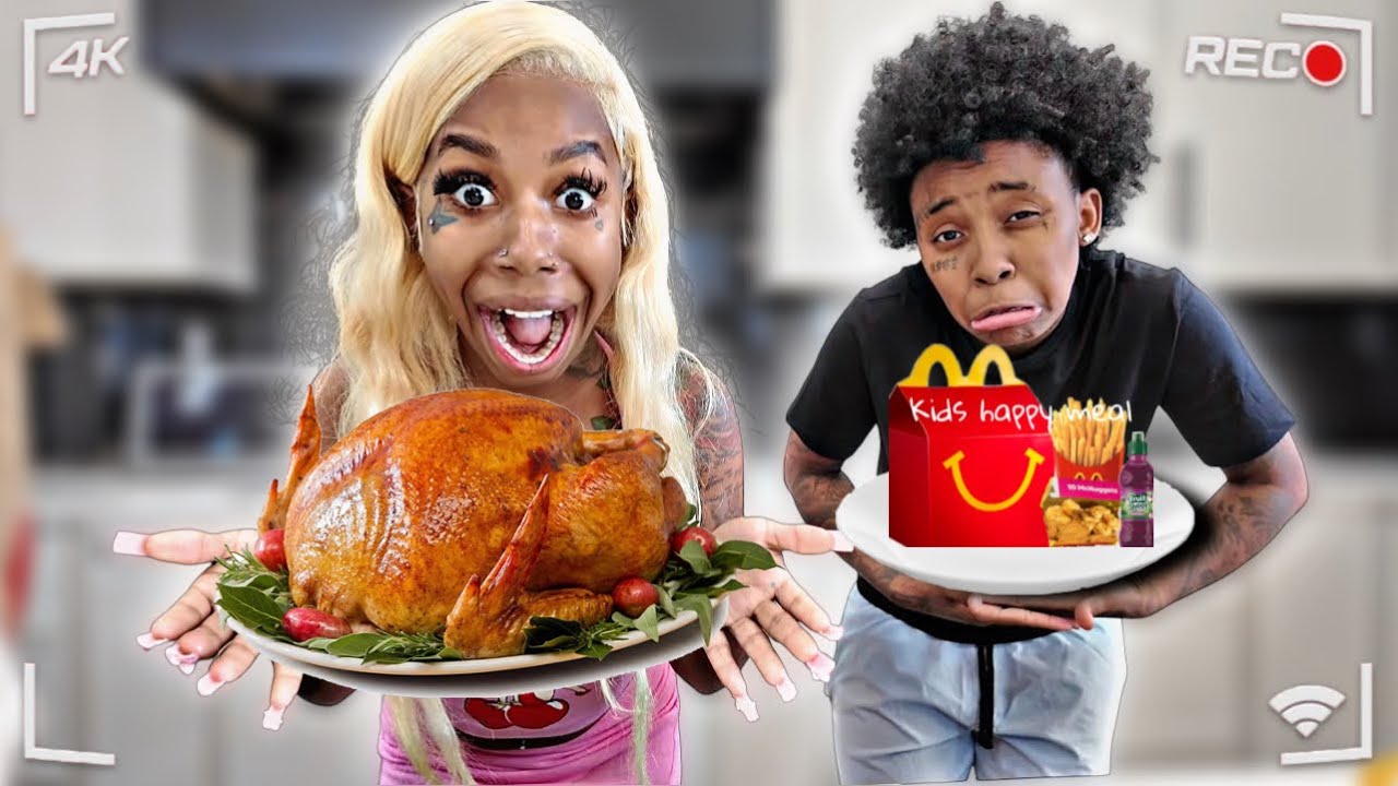 KIDS MEAL VS ADULT MEAL CHALLENGE 😱 