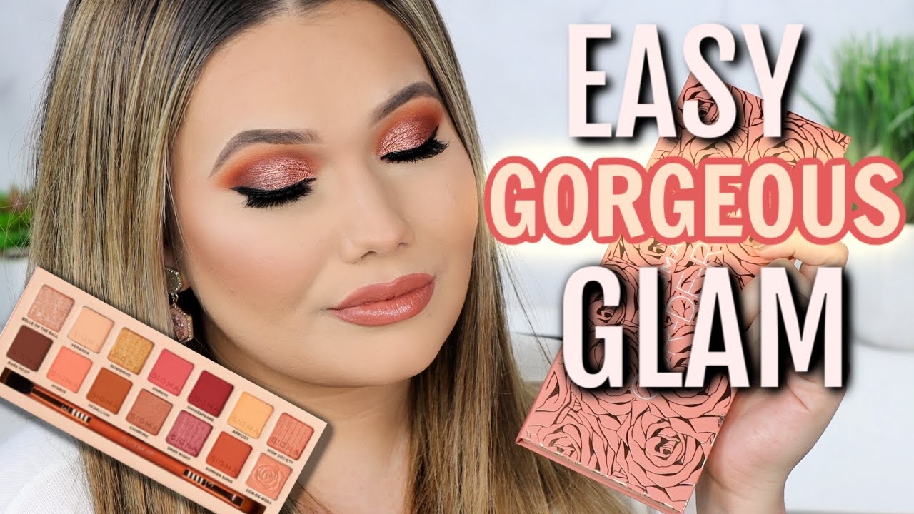 BOMBSHELL Makeup Tutorial | NEW Sigma Beaty Cor-De-Rosa Collection!