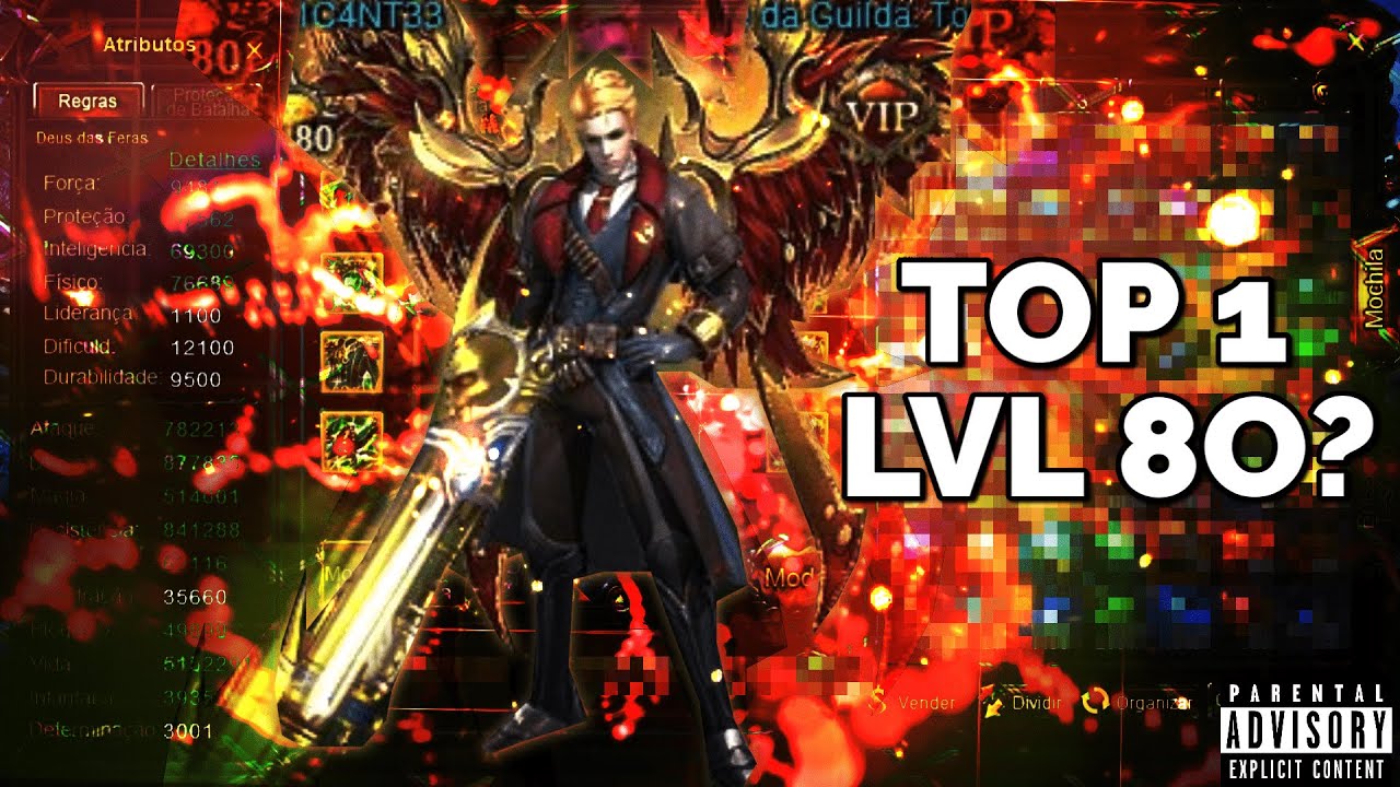 LEGEND ONLINE - UP DO TOP 1 69- PRO 80!