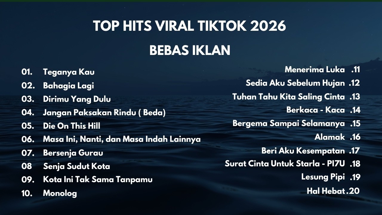 TOP HITS SPOTIFY 2026 | LAGU MUSIK INDONESIA YANG PALING VIRAL DAN TRENDING DI TIKTOK |TANPA IKLAN