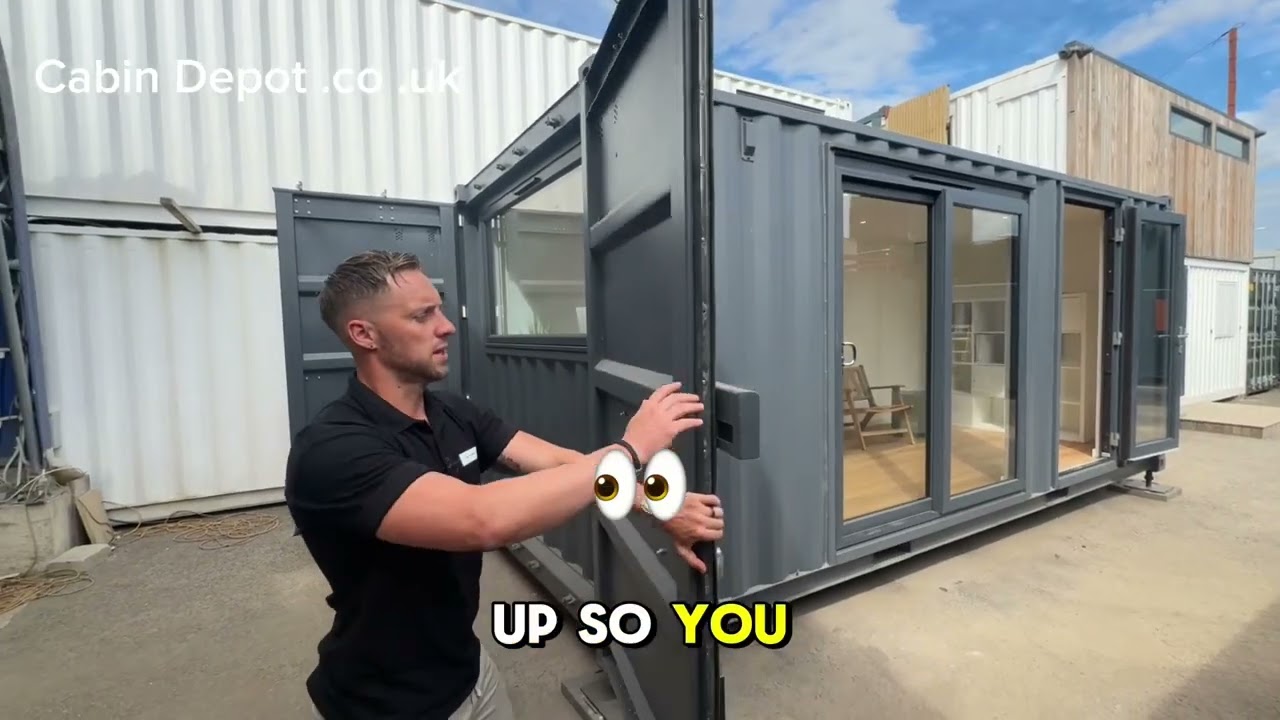 Stunning Shipping Container Office: Custom Conversion Reveal