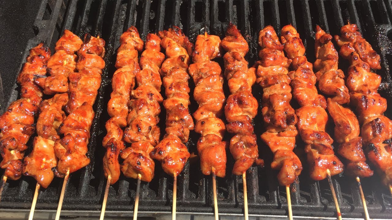 How to Make Perfect Chicken BBQ on Bamboo Stick For Your Party