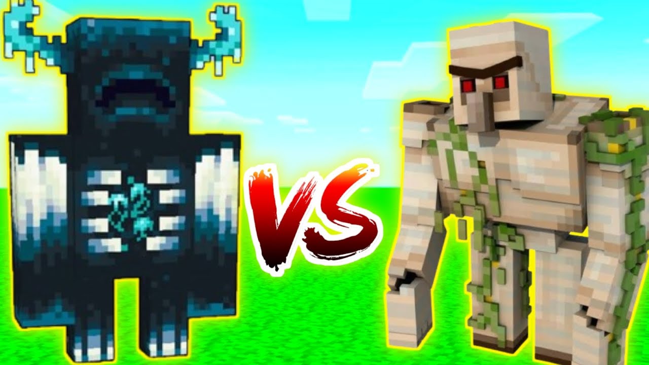 Warden vs Golems  – Most Powerful Minecraft Mob Battle