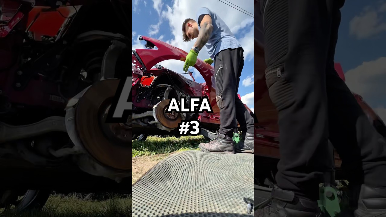 Alfa in progress, większość części jest na miejscu więc odbudowa idzie względnie sprawnie 🔥